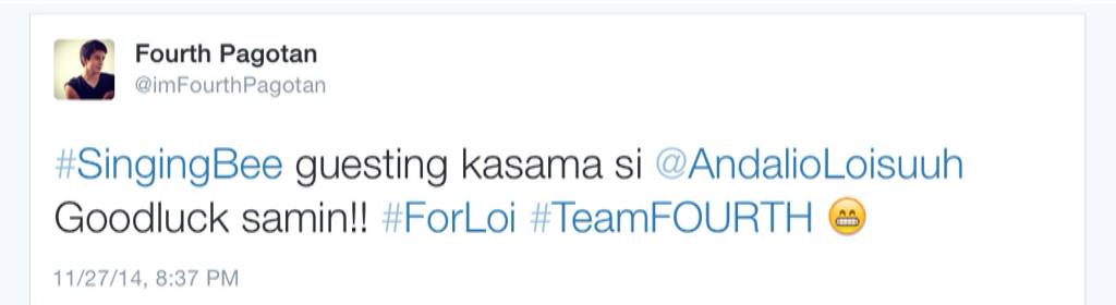 syraventuranza's tweet photo. #ForLoi @AndalioLoisuuh @imFourthPagotan 

LOISA SingingBEE TapingDay http://t.co/2PdiOgHFhS