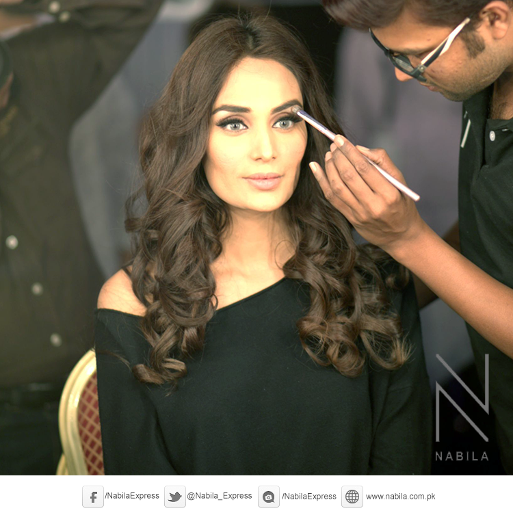 nabila_salon's tweet photo. Gorgeous Super Model @iMehreenSyed #NABILA #NPRO #Backstage #FPWAW14 @FashionPakistan @KHOJIIII #Makeup #hair http://t.co/hzXM4gKNEg
