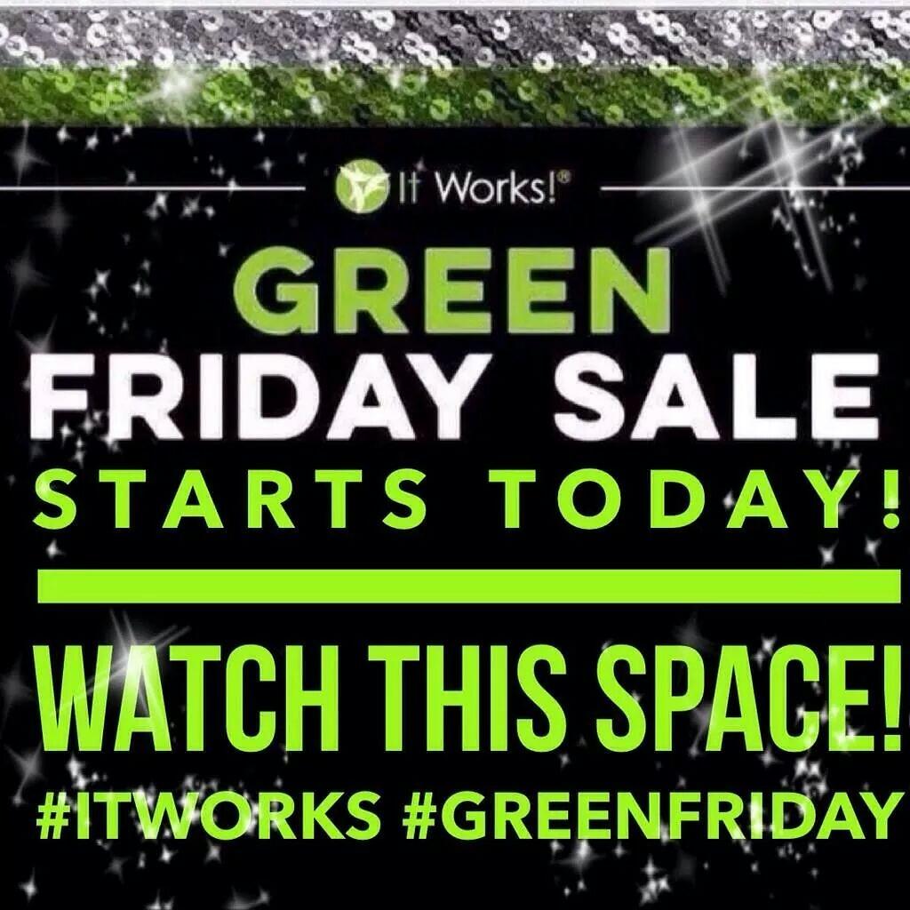 rebeccas_wraps's tweet photo. Weve heard about #blackfriday but its all about #greenfriday and it starts today! #bargains @michkeegan @KerryKatona7 http://t.co/oEkXVwMRra