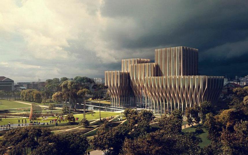 A look at the Cambodian genocide memorial designed by Zaha Hadid for Phnom Penh telegraph.co.uk/travel/destina…
