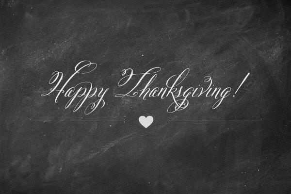 Happy Thanksgiving everyone!!!
