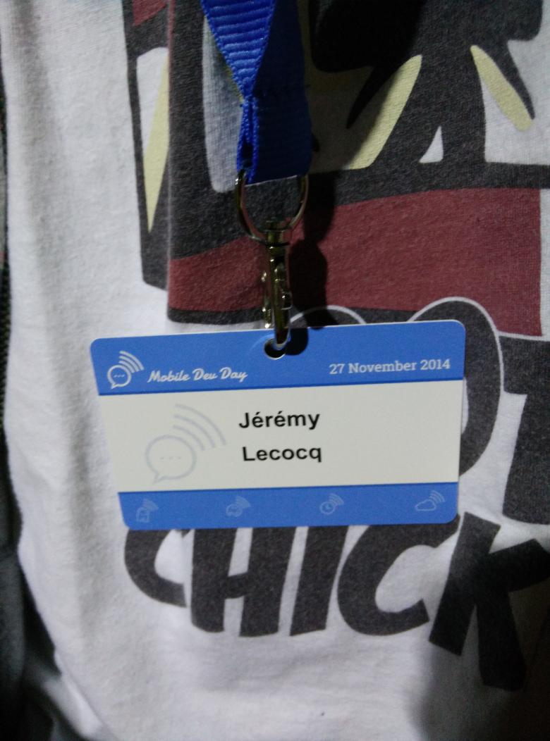 Vrakfall's tweet photo. #mdd14 This made feel so much like an MVP. Thank you so much for this wonderful day everybody. Mobile Dev Day Hype ! http://t.co/AKxG2VMD7p