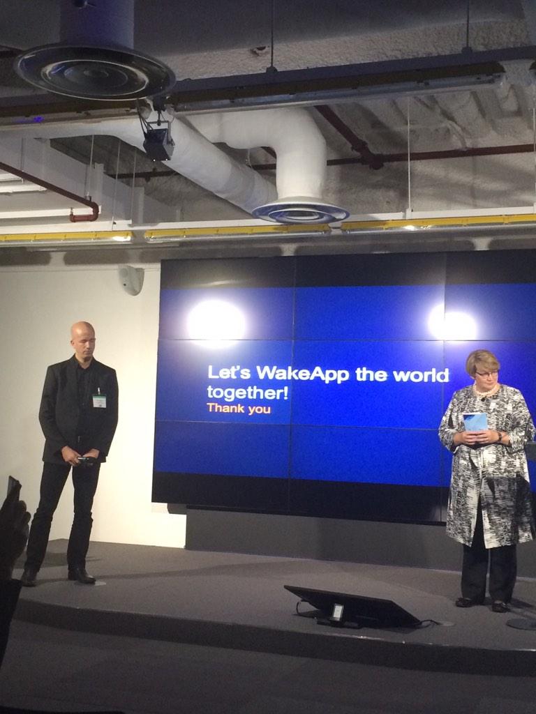 CatAnnRandall's tweet image. &quot;5 years from now the world will be covered with digital layers&quot; @WakingApp #ibmsoftlayer #IBMSmartCampEuros2014