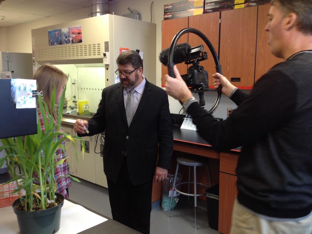 TrentUniversity's tweet photo. Watch for the story on our Dr Barry Saville and #corntruffle #huitlacoche on @CBCNews online coming soon! http://t.co/aNsN7aWsVT
