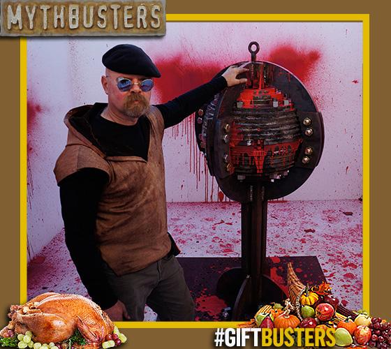 MythBusters's tweet photo. Jamie wants a big boom. See the FULL EPISODE, here → http://t.co/md1ltTmheM  #GiftBusters http://t.co/HEXxX6ctPm