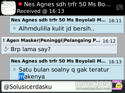 topmasker's tweet photo. Asik kulit agnes tambah cerah pakai masker spirulina.. Utk info lebih lanjut invite pin:2366EF71 WA 08998000280 http://t.co/9Gy5V2GG9y