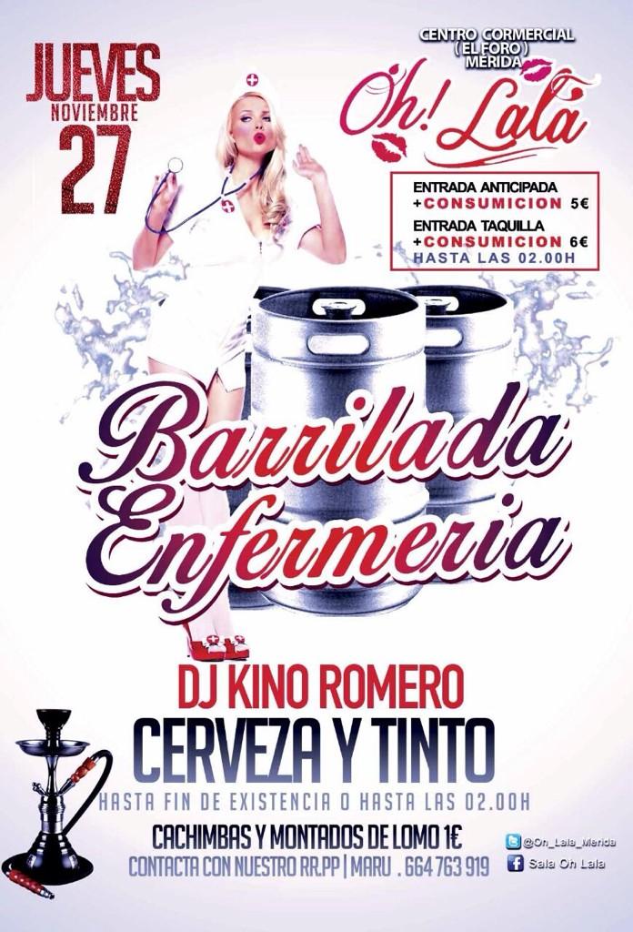 especta_murillo's tweet photo. Hoy gran barrilada de Enfermeria, fiestonnnnn  no te lo pierdas @Oh_Lala_Merida http://t.co/m42Kfb1VOG