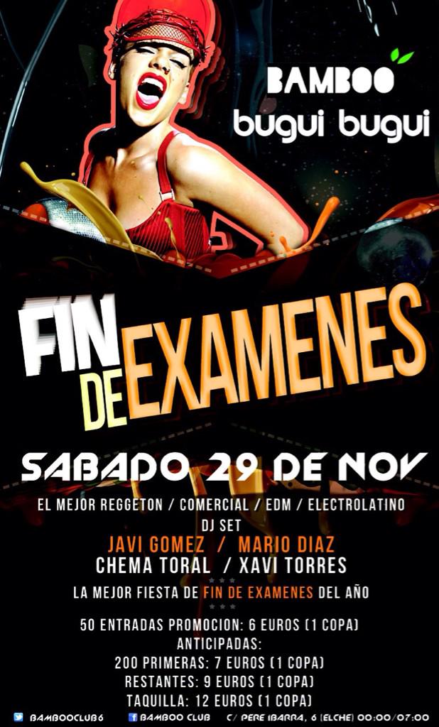 bambooclub6's tweet photo. Ya queda poco, consigue tu anticipada! FIN DE EXÁMENES @Bugui_Buguii http://t.co/vzMleaYAOO