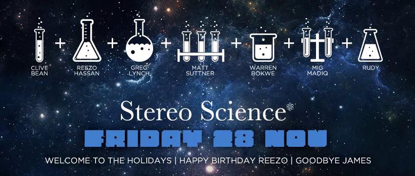 SamEmmenes's tweet photo. Very tempted! The Biggest Baddest  #StereoScience line up EVER. Or so I hear. At some posey called @fknGreatDane 😳 http://t.co/MfO6EUkUEV