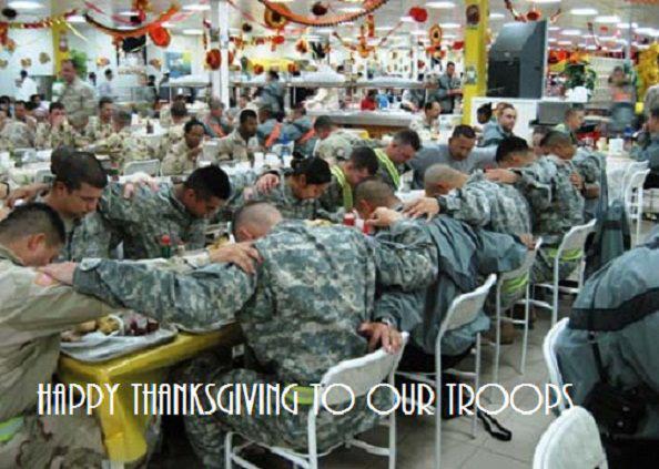 Wishing everyone a Happy Thanksgiving and especially those downrange who can't sit with their families for us.