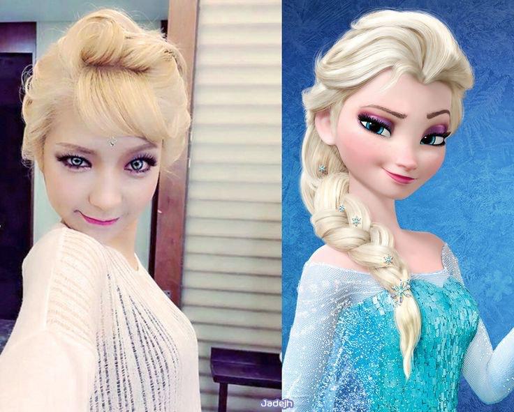 ForZeeNunew_'s tweet photo. โชอา AOA แต่งเป็นเอลซ่า เหมือนซะยิ่งกว่าเหมือน สวยมากๆ 👏👏👏👏👏 http://t.co/seD4obHLwX