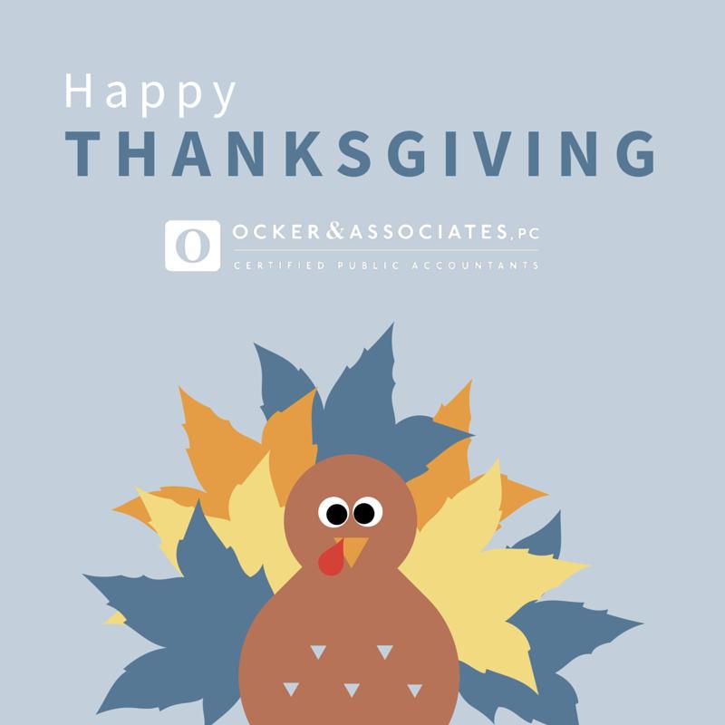 OckerAccounting's tweet photo. We're thankful for the opportunity to serve great clients like you. Happy Thanksgiving! http://t.co/Clbx0tTtx7 http://t.co/4AUhaimrcR