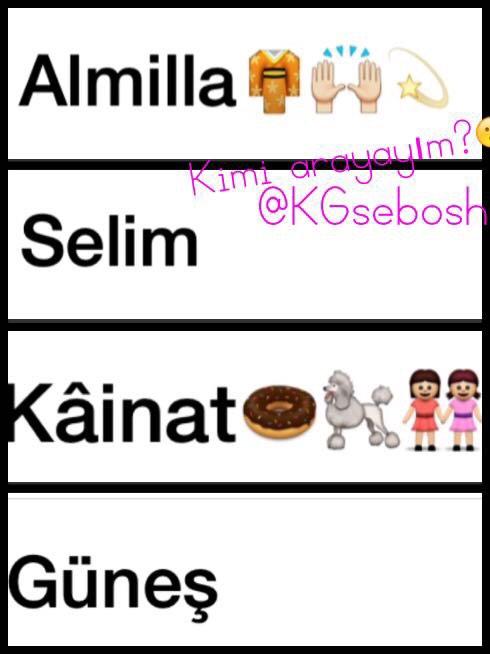 KGsebosh's tweet photo. Kimi arayayım? (Az önce Güneş ve Almilla ile konuştum.Kâinat'ı da sabah aradım.) http://t.co/OBVeTsuVT1