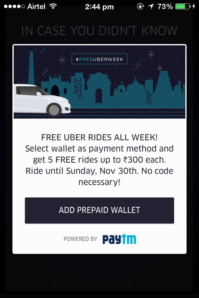 altmate's tweet photo. Now that is one uber cool promotion strategy. Hats off @Uber #FreeUberWeek http://t.co/yUhxr5mNiB