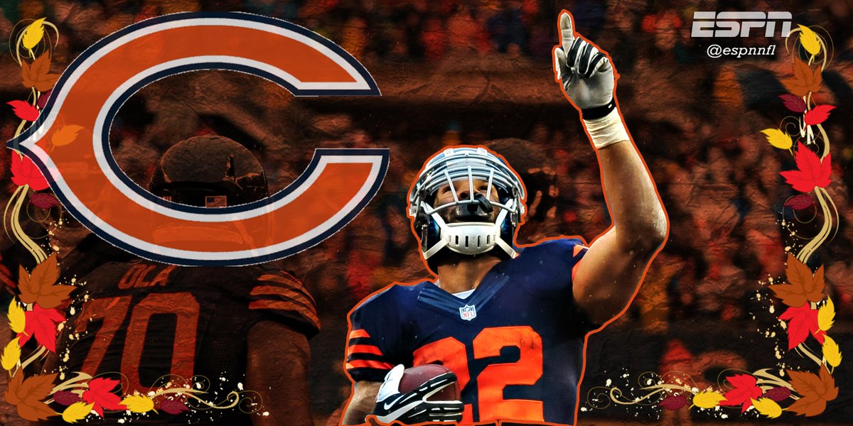 ESPNNFL's tweet photo. RT if you have the @ChicagoBears defeating the Lions on Thanksgiving Day! http://t.co/jX83u8G2HL