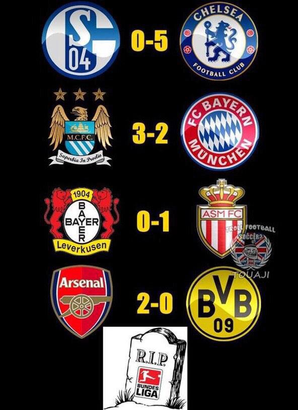 FutballTweets's tweet photo. RIP Bundesliga! 😯😯 http://t.co/XRs2lNlEyt