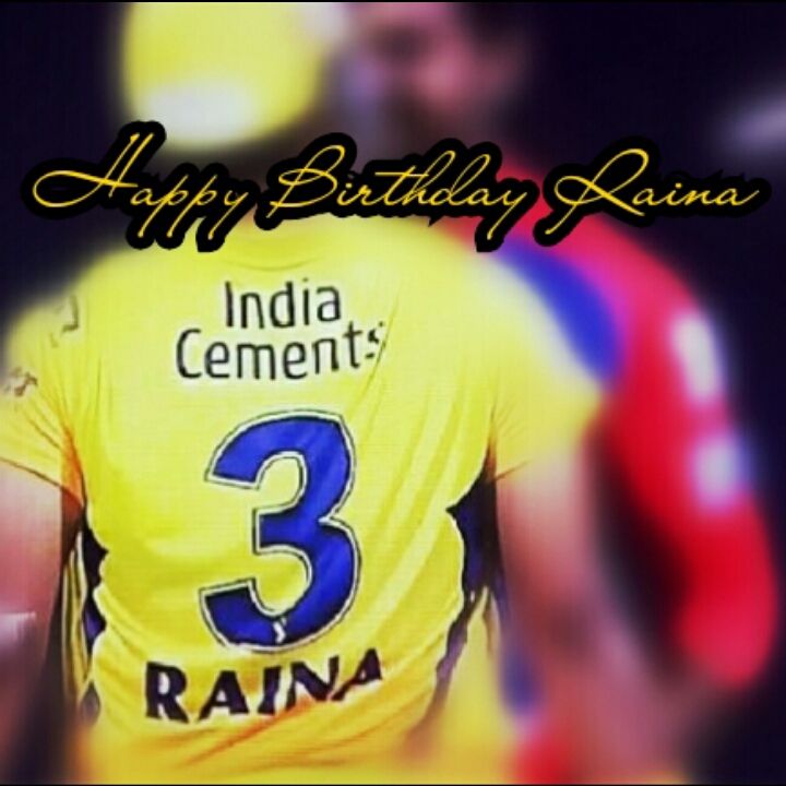 _bhushaaana's tweet photo. @ImRaina the chinna thala.. #HappyBirthdayRaina #Edit24 http://t.co/Lfxkpxb7Cn