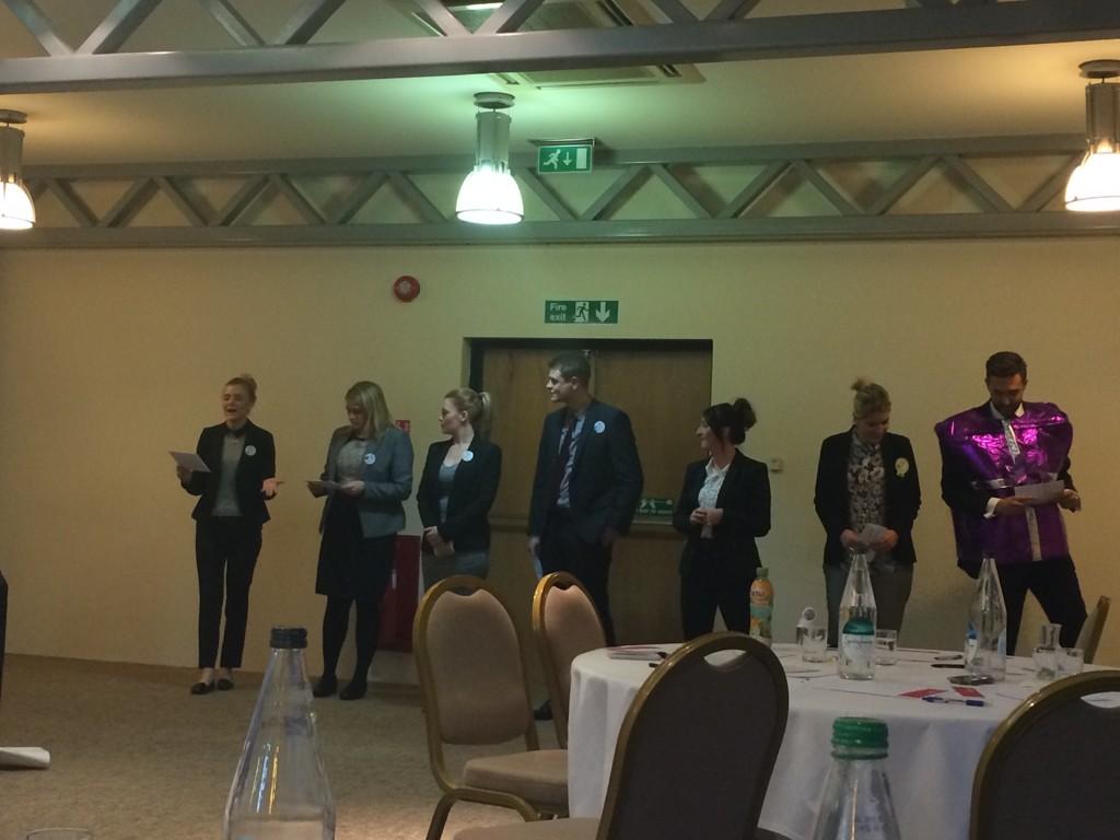 Fantastic day with our central Future Leaders, finishing with presentations on Inspiring Great Performance