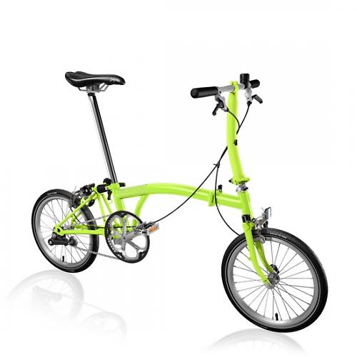 roadcc's tweet image. Fancy some lime green in your life? Brompton offer folding bikes in 6 new colours #cycling road.cc/137163