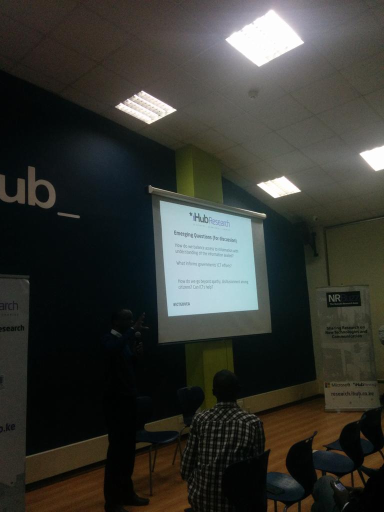 mjumbewu's tweet photo. Taking a break from @approptech's #icat2014 to check out #ictgovea at @ihub (@iHubResearch) http://t.co/3oblZC7QGy