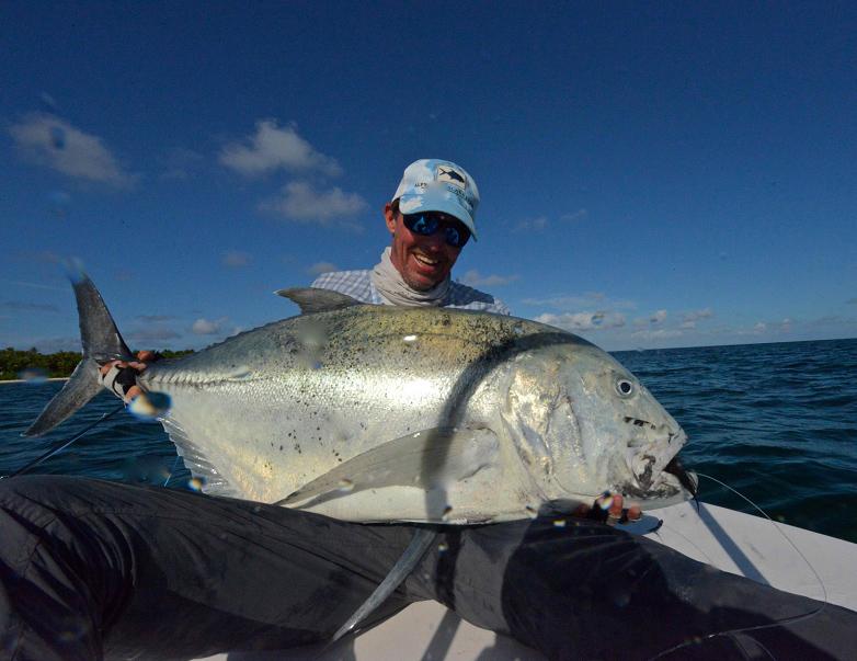 farlowsuk's tweet photo. The fishing's been good in Alphonse! Our CEO landed 7 GTs inc this 120cm 40kg monster, the record so far this season. http://t.co/SsNfh2yFKC