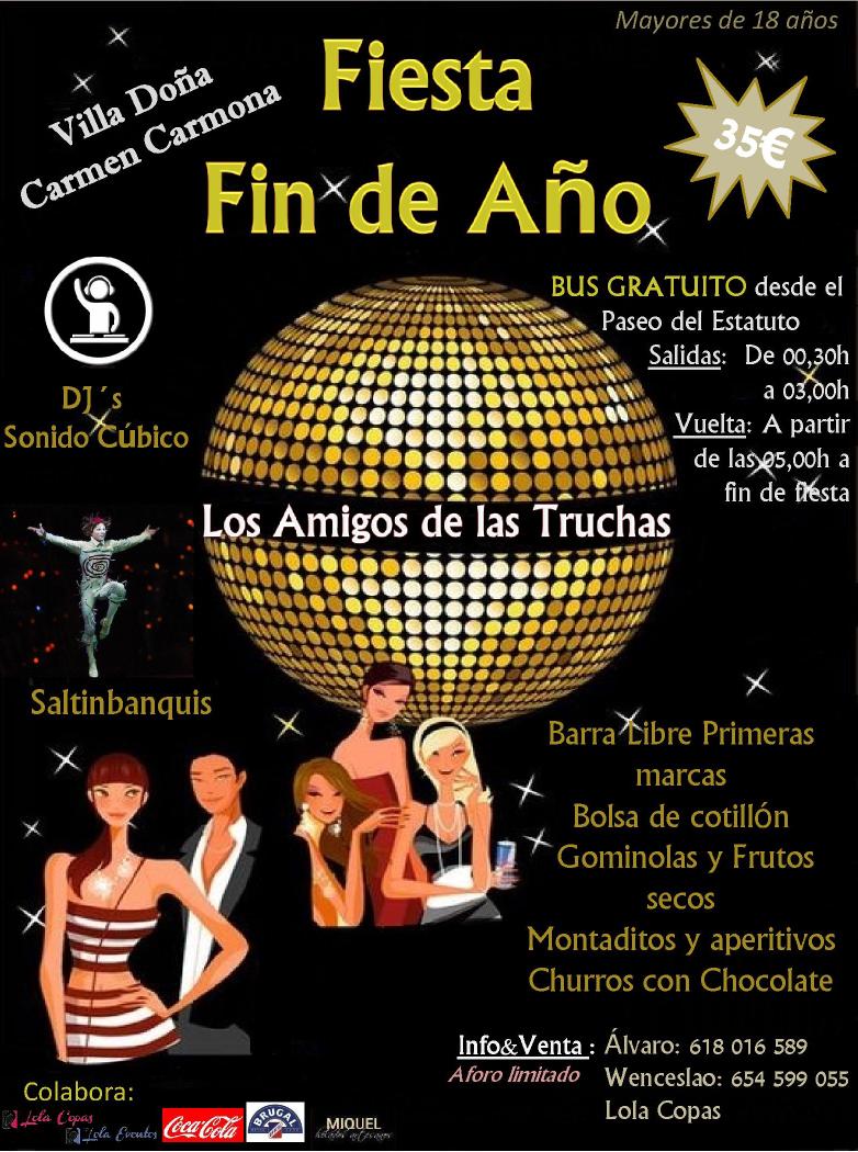 lolacopas's tweet photo. Gran fiesta fin de año con @lolacopas @HMiquel_Carmona y @TruchasFriends 
Entradas ya a la venta http://t.co/7iTEXWcnlo