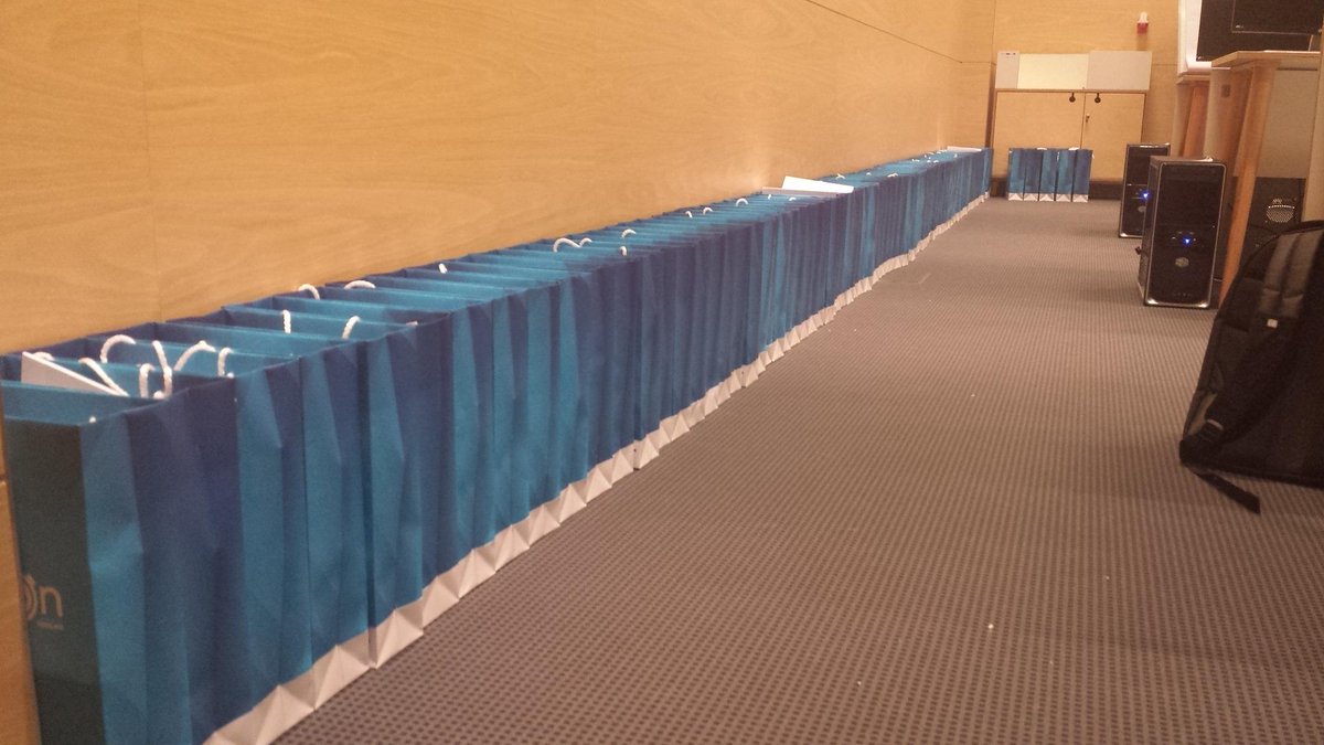 Marathon24's tweet photo. Welcome packs already waiting for the finalists! :)
#GrandFinalM24 http://t.co/RG5uZUWxNo