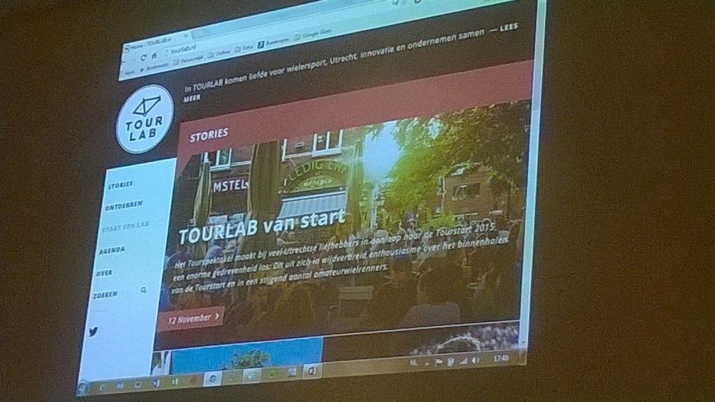 GastonCrolla's tweet photo. Tourlab.nl van start #Tourlab @LeTourUtrecht @KvK_NL @EBUtrecht http://t.co/5rs9EzYuX1
