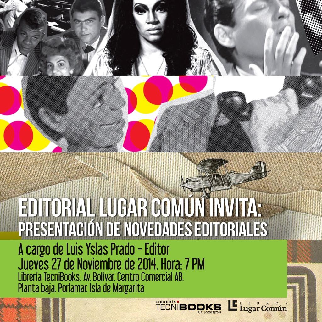 MarcyAlejandra's tweet photo. A mis amigos en Margarita les hago una invitación que no pueden perderse. Hoy @LibrosLC llega a @TecniBooks http://t.co/vV0j6QQwvl