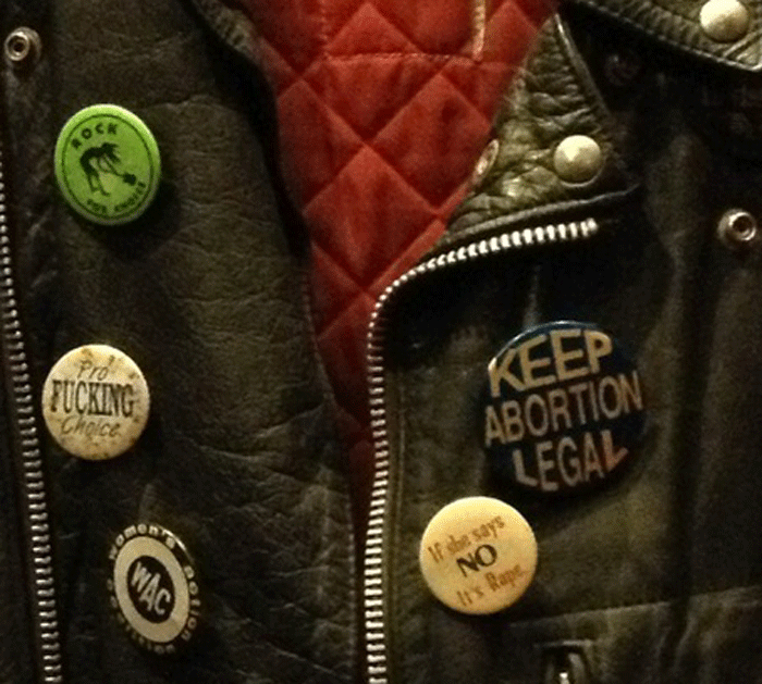PunKandStuff's tweet photo. Joan Jetts leather jacket..
#ProFuckingChoice
#IfSheSaysNoItsRape http://t.co/aQ6LHIRhpD