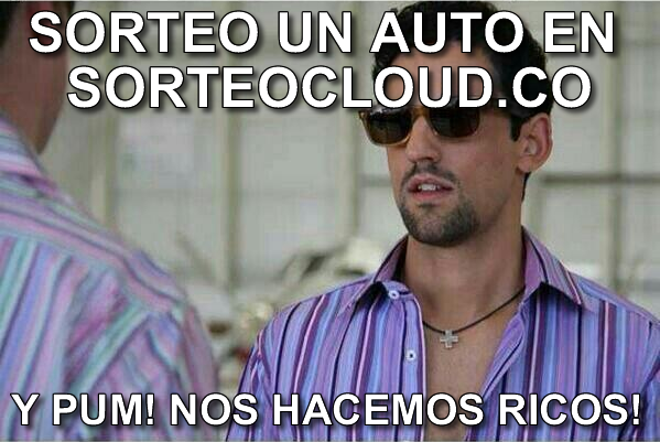SorteoCloud's tweet photo. #sorteo un auto con @SorteoCloud y PUM! NOS HACEMOS RICOS! http://t.co/RTlneGqkCA http://t.co/1APqW5vvnb
