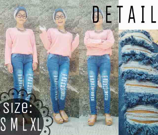 Bahan jeans asli 135k