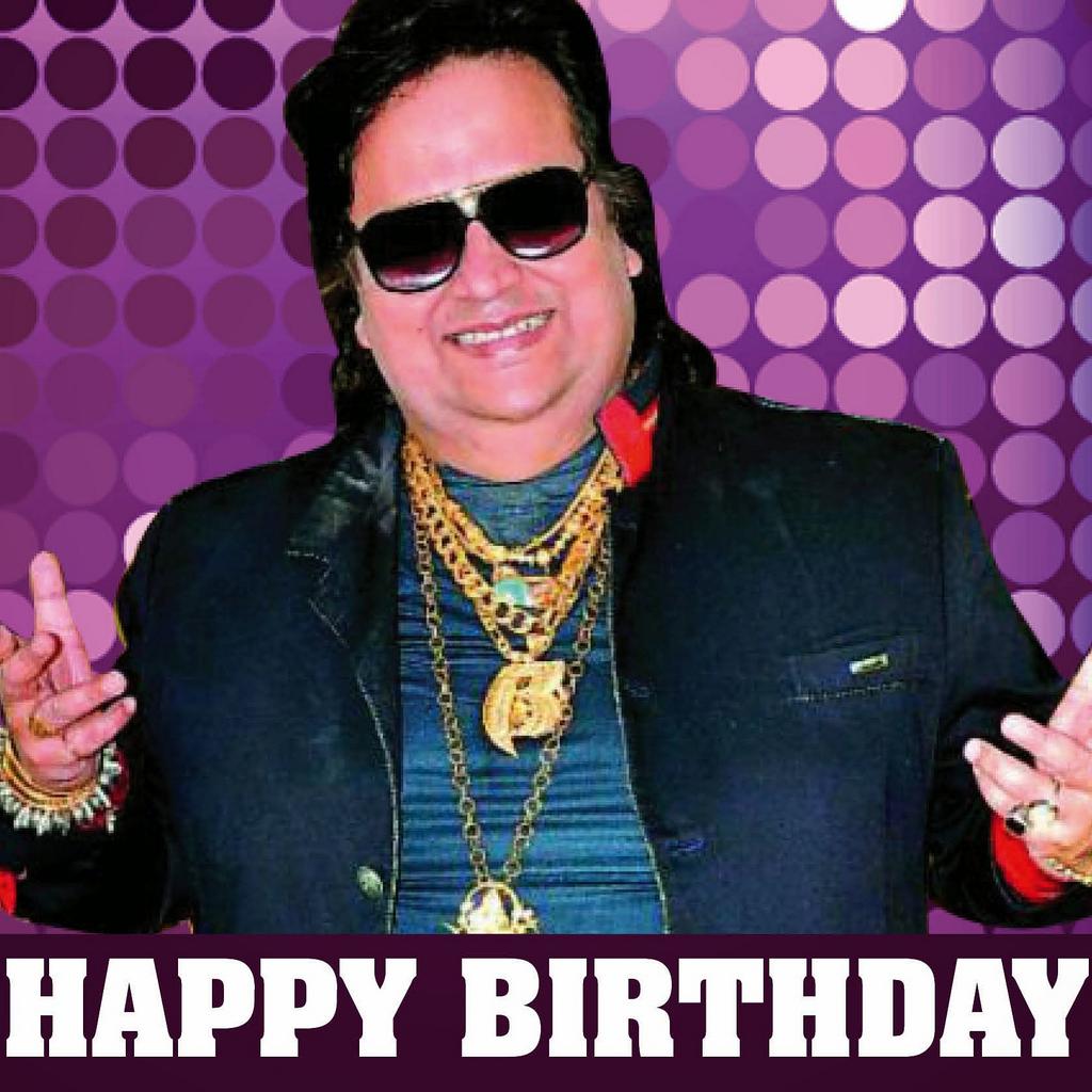 Happy birthday to Bappi Lahiri 