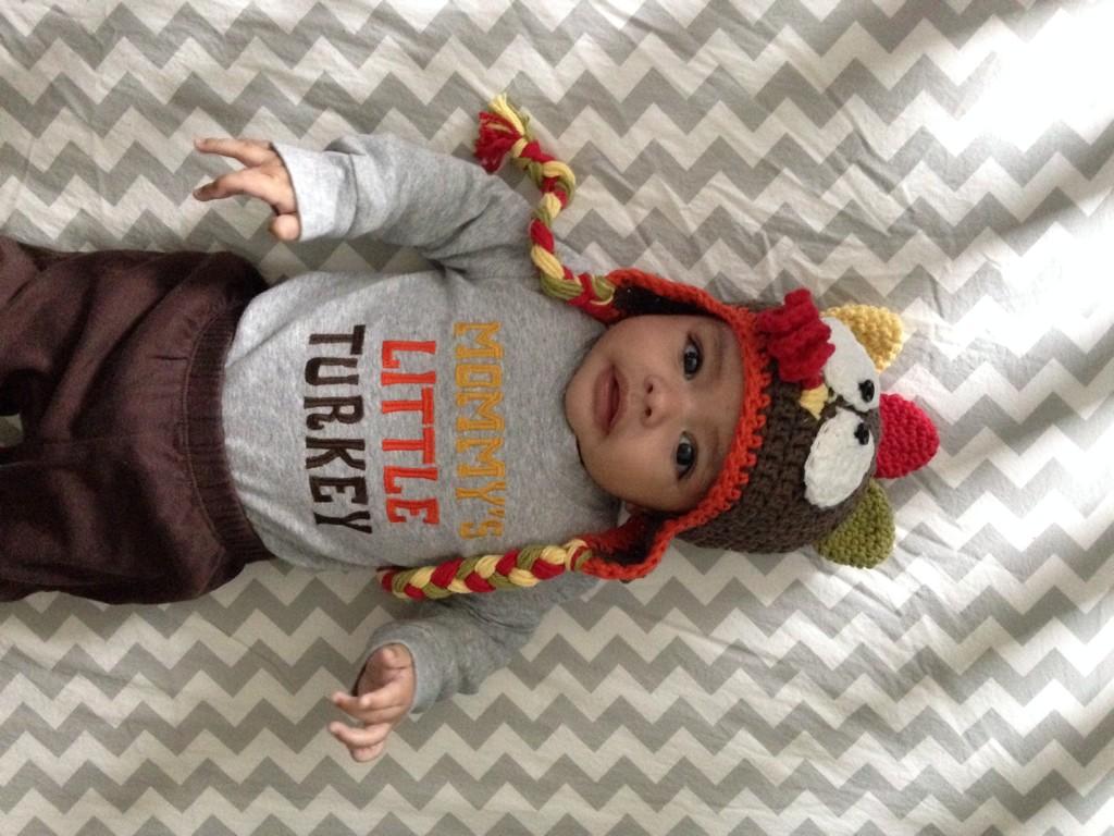 KaraGraciani's tweet photo. Gobble gobble #thankful #jorgelucas http://t.co/bFuMYSMqkU