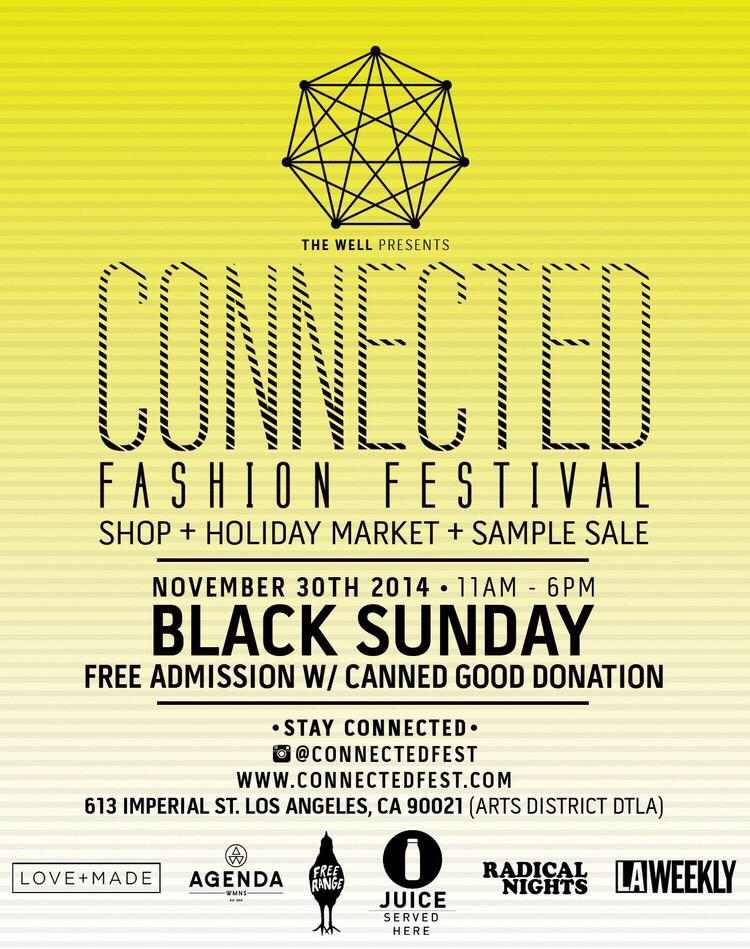connectedfest's tweet image. Happy Thanksgiving! Can't wait to see you all on #BlackSunday. Remember it's free with canned good donation.