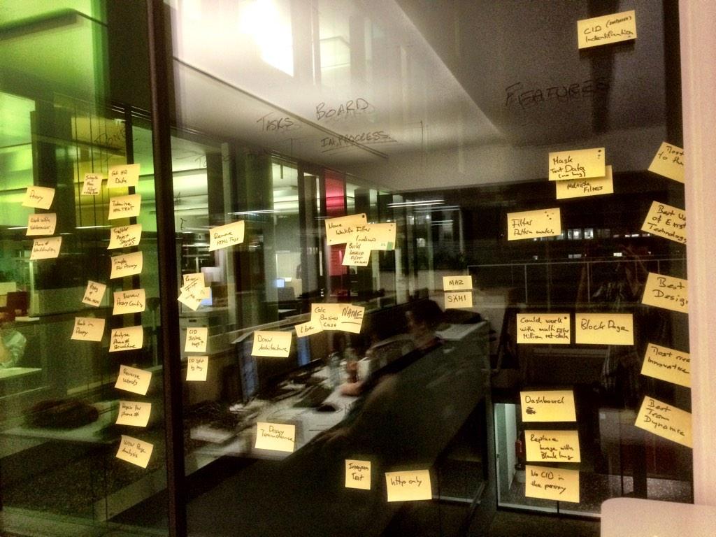 brainstorming with postits #ubshackathon #hackathon   #CWWOHack <a href="/AngelHack/">AngelHack</a> <a href="/UBS/">UBS</a>emea @UBS