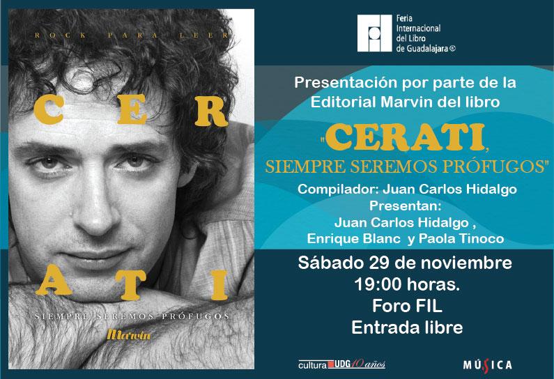 RadioUdeG's tweet photo. .@eternautafugado, colaborador de la @RevistaMarvin nos habla sobre la colección "Rock Para Leer":
#RumboAFIL http://t.co/xHxUThfL7l