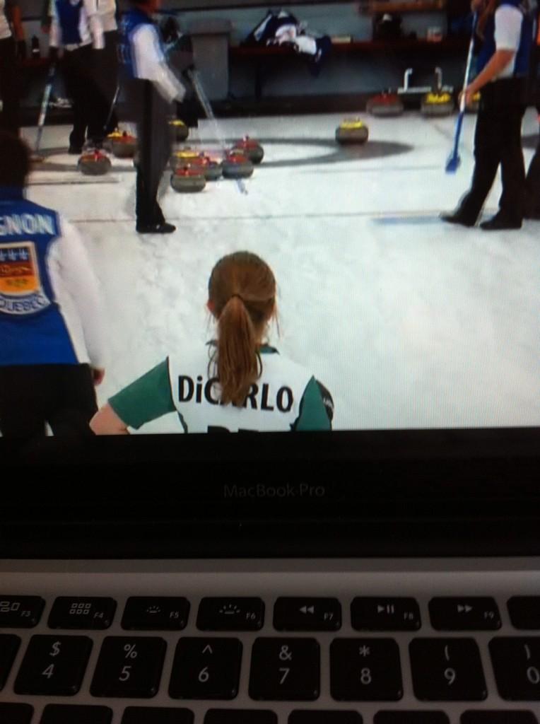 vronsmitty's tweet photo. @janedicarlo4 @peicurling @CCACurling cheering on PEI!! Good luck tonight ladies! #TCCC2014 #gopei http://t.co/Q6SyJ3K1H9
