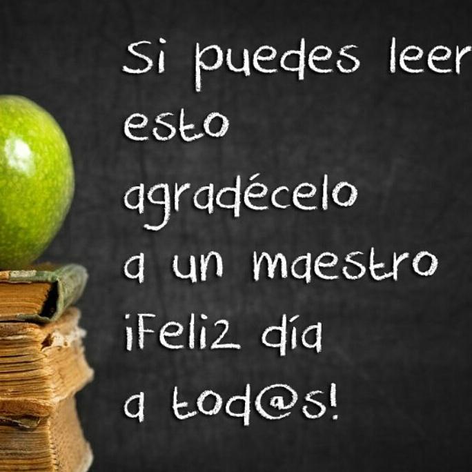 ireperval's tweet photo. Feliz día a todos mis compis de profesión,  tenemos el oficio más bonito del mundo!  #DiaDelMaestro http://t.co/hpVnrqhfsh