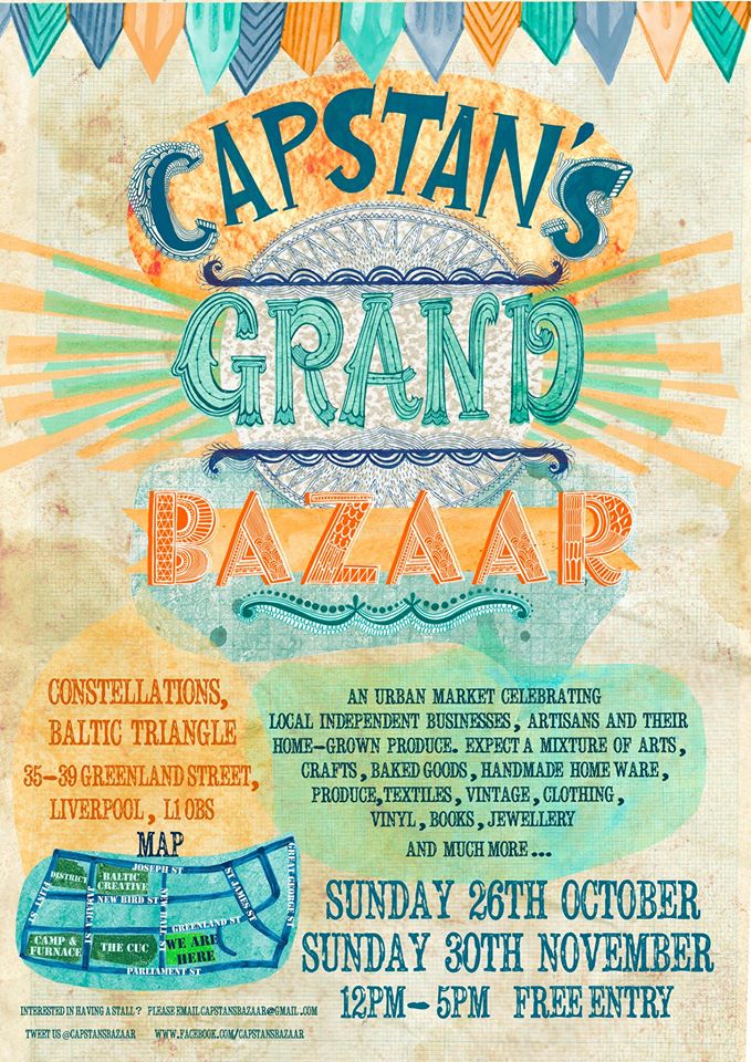 NellsLoft's tweet photo. Looking forward to shopping at @CapstansBazaar fair on Sunday in #Liverpool Great excuse to start my Xmas shopping!! http://t.co/Lv5C6W7tB1
