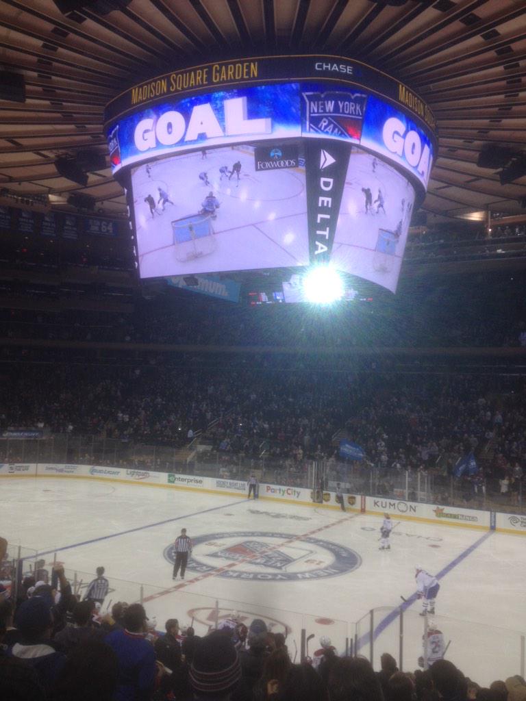 #NYRangers #goals #MadisonSquarePark