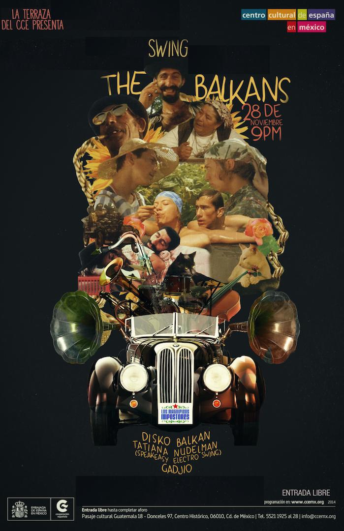viernes 28 SWING THE BALKANS! con disco balkan &amp; dj tata nudelman ritmos sincopados del telón de acero y electroswing