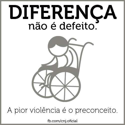 CNJ_oficial's tweet photo. Respeitar as pessoas com deficiência é reconhecer que elas possuem os mesmos direitos aos bens da sociedade http://t.co/XNkseU5B0w