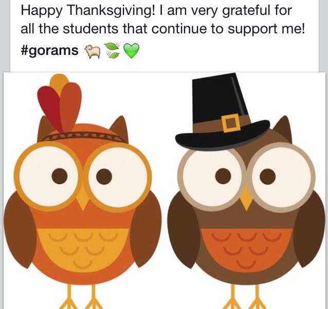 RamBotheRam1's tweet photo. Happy Thanksgiving! http://t.co/S5egZQNSbE