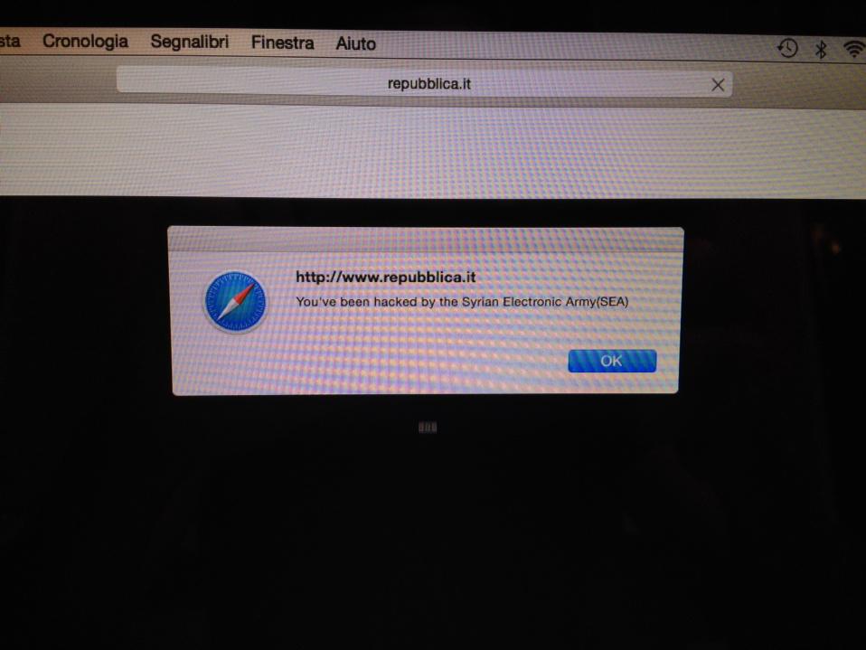 SquiliSnow's tweet image. @repubblicait #hackerata da #sea???