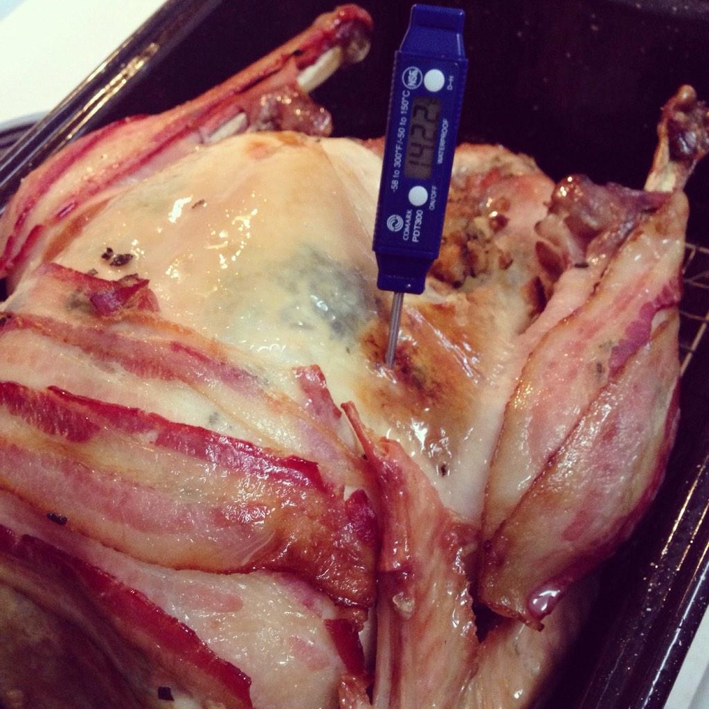 benjaminchapman's tweet photo. Still have some time left to roast. Looking for #165F. #citizenfoodsafety #showmeyourtemps http://t.co/qYDzOevsPr