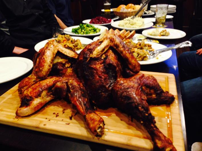 77HC77's tweet photo. The new meat plank! Happy thanksgiving USA!! http://t.co/EHHS3RVGyL