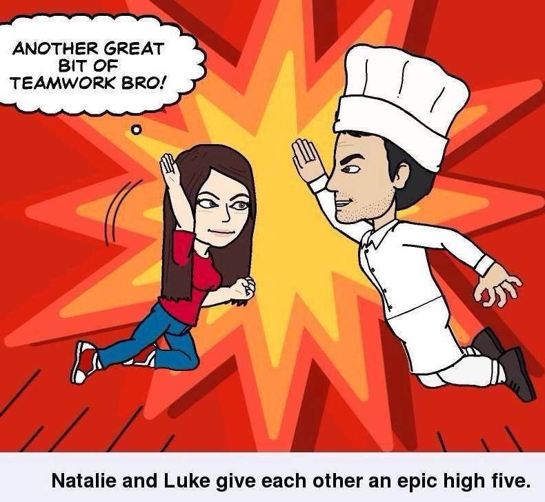 Dreamingofacupc's tweet photo. Love working with my Bro @ShawsCatering very proud big sis :) http://t.co/vUtdohfFgm