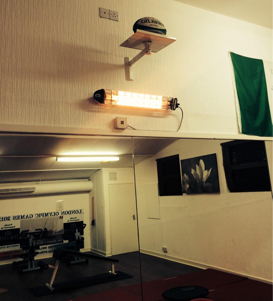BeelineElectric's tweet photo. Heater we did in @thegymrathgar today! Keeping their members nice &amp; toasty!  #electrician #Dublin #heat #gym http://t.co/bVcqvhaxaT