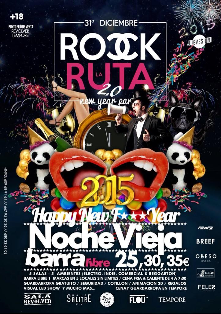 NocheviejaMur's tweet photo. Este año ROCK LA RUTA 2.0!! 5 locales 5 ambientes! No te la pierdas! http://t.co/WbKEYfIvVA